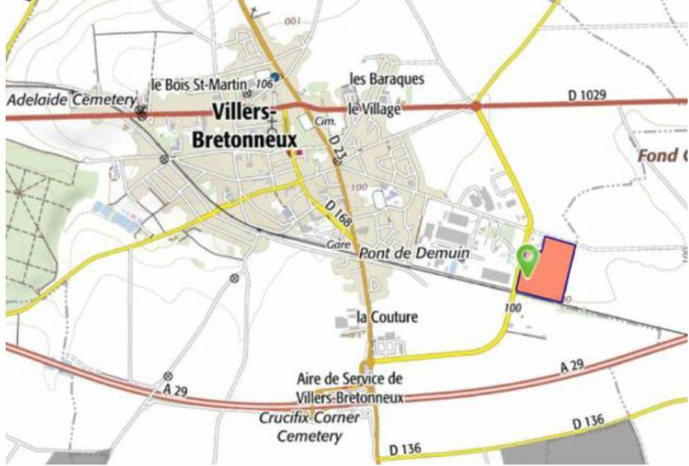 Entrepôt classe a Villers-Bretonneux 37750m² Location entrepôt classe a Villers-Bretonneux Somme OLLOG2205137 1